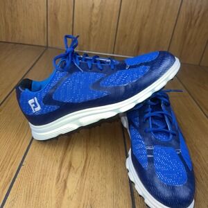 FootJoy Superlites XP Spiked Golf Shoes Blue Mens Size 8.5 M